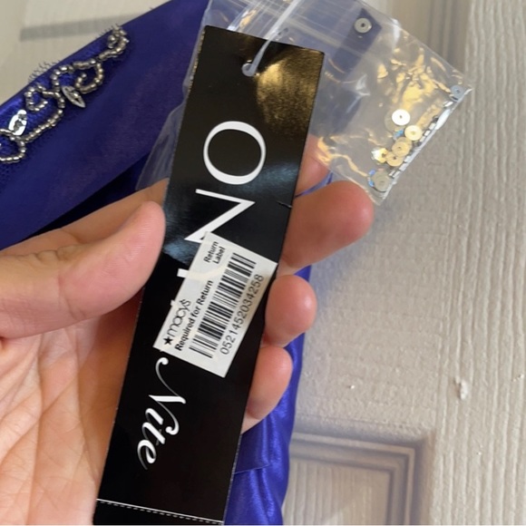 Onyx Nite Beautiful strapless dress homecoming prom gala formal gown 6 - Picture 7 of 10